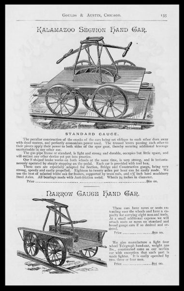 Ephemera and Railroad Hand Cars | The Ephemera Society of America