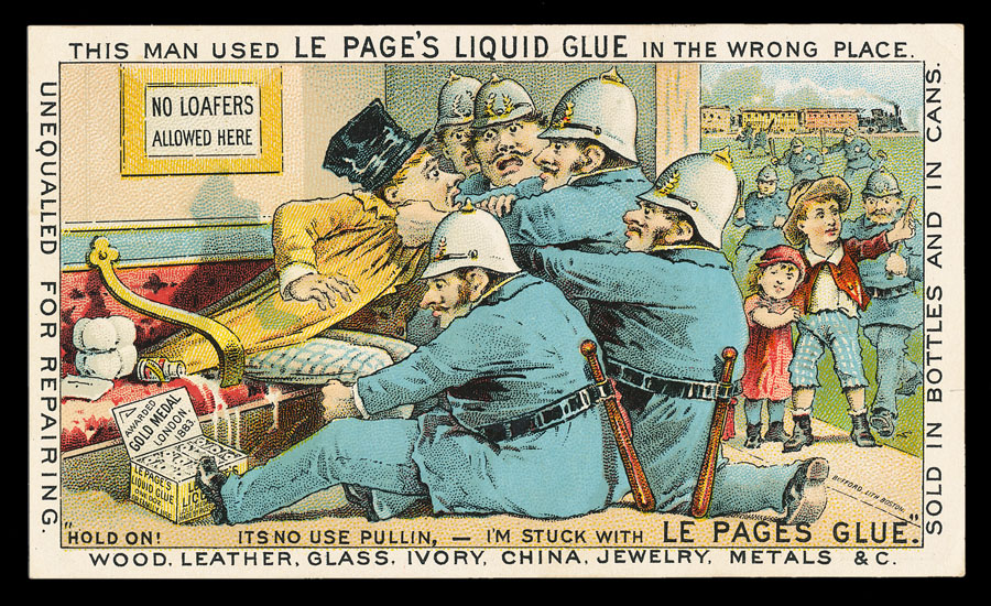 LePage Glue Trade Card #5 - Ephemera Society of America