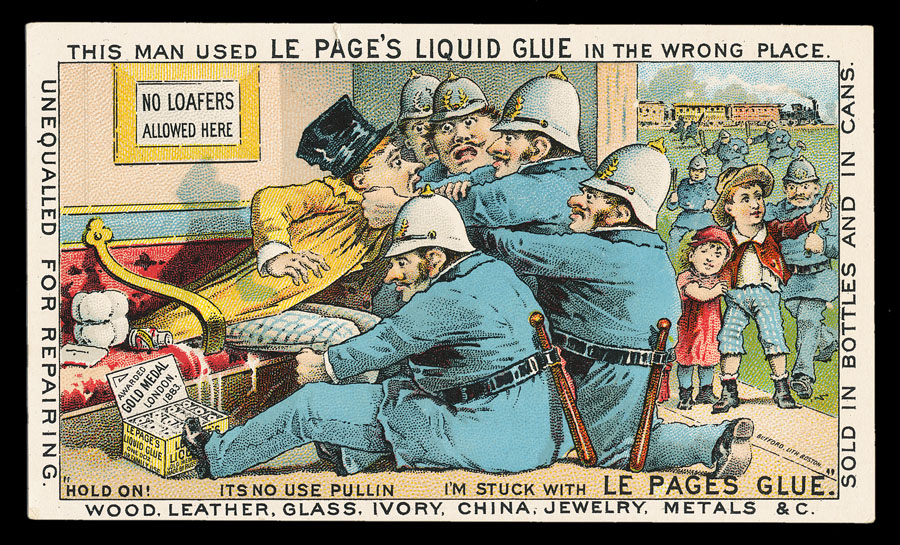 LePage Glue Trade Card #6 - Ephemera Society of America