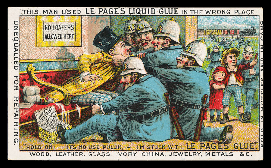 LePage Glue Trade Card #8 - Ephemera Society of America