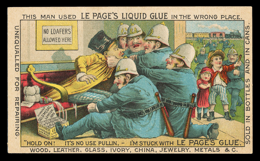 LePage Glue Trade Card #9 - Ephemera Society of America