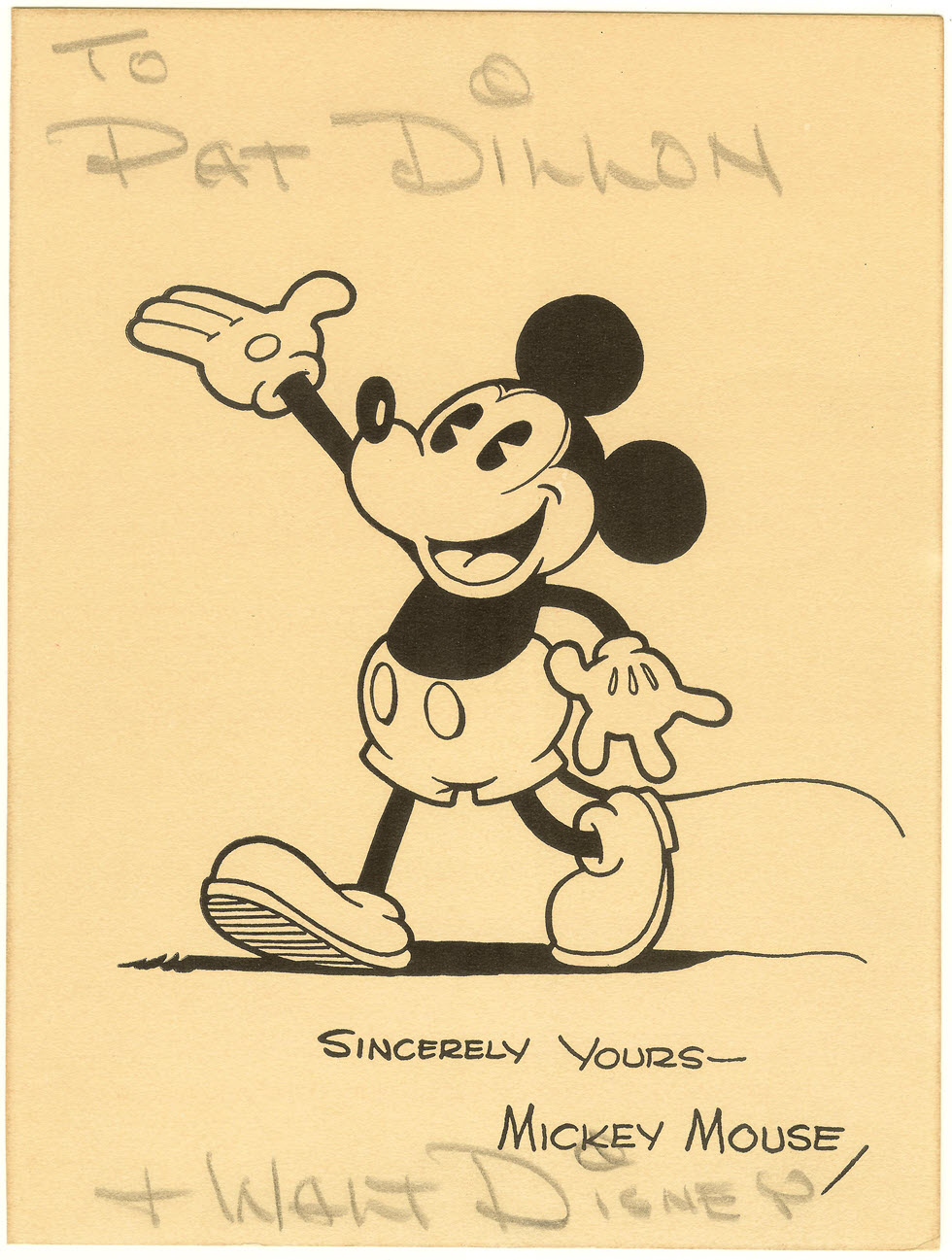 Walt Disney Original Mickey Mouse Sketches