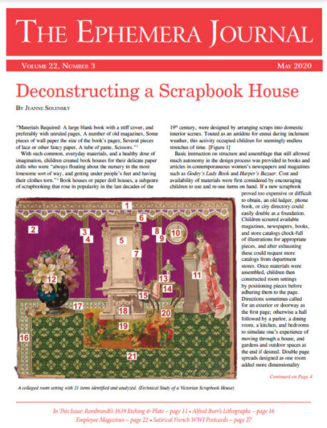 Ephemera Journal | Published by the Ephemera Society of America