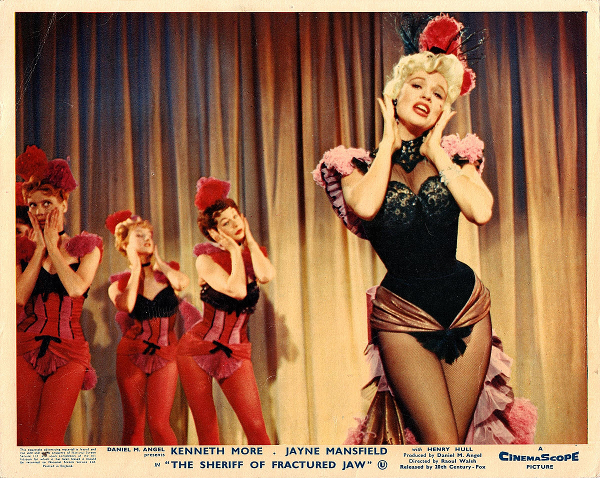 British lobby card with Jayne Mansfield