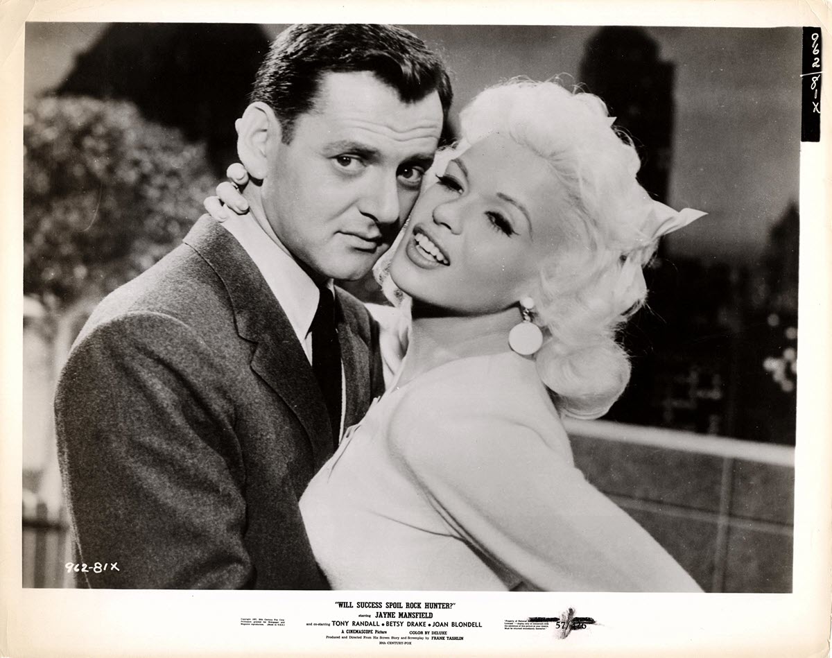 Tony Randall and Jayne Mansfield