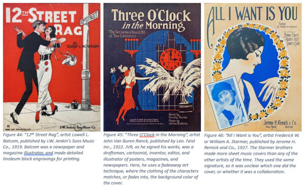 Sheet Music Art from the Ragtime and Jazz Eras - Ephemera Society of ...